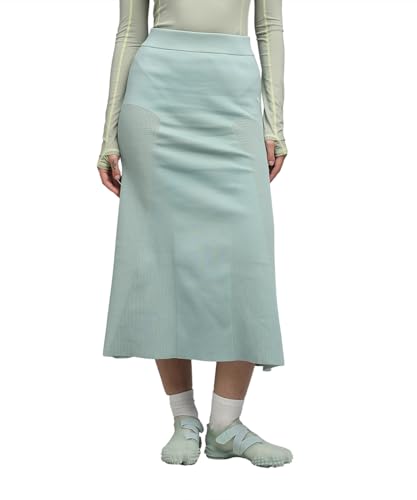 Puma | YONA Women's Medium Rise Ribbed Skirt | Light Moss | S