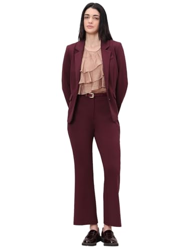 VERO MODA Womens Solid Single Breasted Blazer