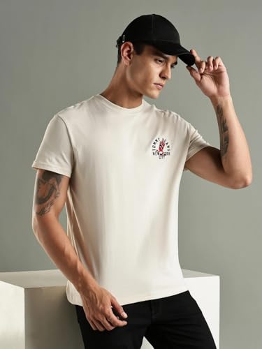 Tommy Hilfiger Embroidered Logo Regular Fit Cotton T-Shirt