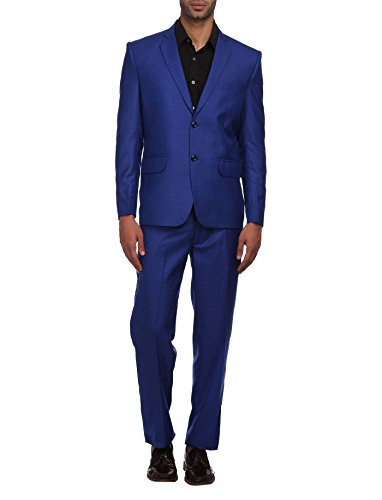 Wintage Men's Regular Fit 2-Piece Suit (suitbentleycolor4s38_Light Blue_38; Small)