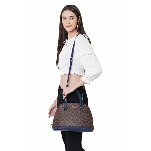 Lavie Women's Mono Nassy Medium Dome Satchel Bag | Ladies Purse Handbag