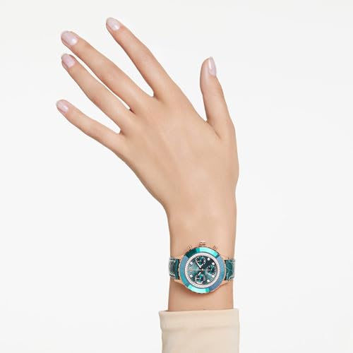 Swarovski Octea Chrono Watch, Green, Modern