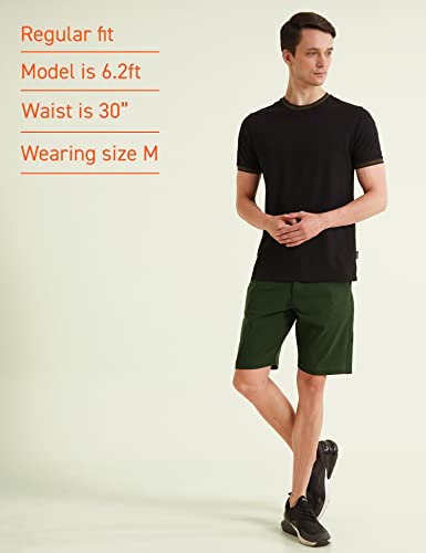 DAMENSCH Men's Regular Shorts (Dam-FSHT-RLN-XL_Green_XL)