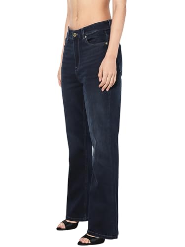 ONLY Women Bootcut Mid Rise Blue Jeans