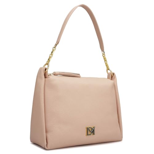 Da Milano Leather Pink Leather Hobo (Medium)