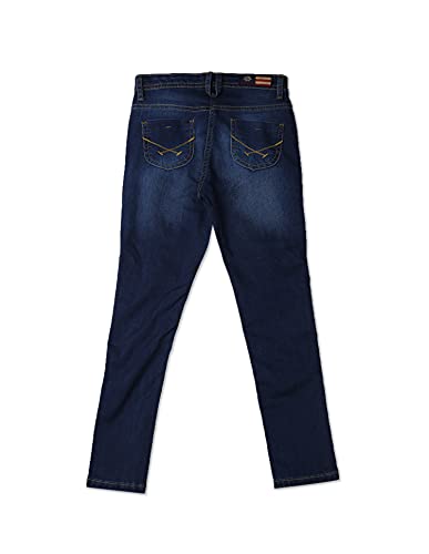 U.S. POLO ASSN. Girl's Regular Jeans (UGJEN0003_DK. Blue_EES)