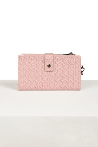 Van Heusen Women Peach Print Casual Wallets