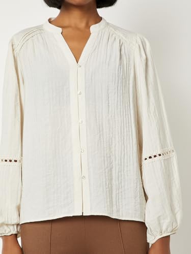 Max Women's Regular Shirt (RUS03B_Ivory