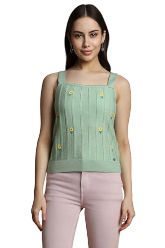 Allen Solly Womne's Sweaters Green