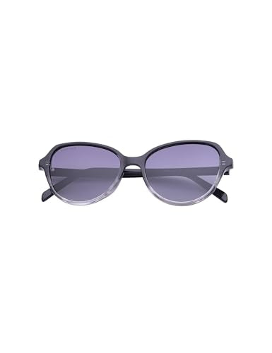 Fastrack Black Colored Acetate Frame CatEye Shaped Polarized Sunglasses for Women