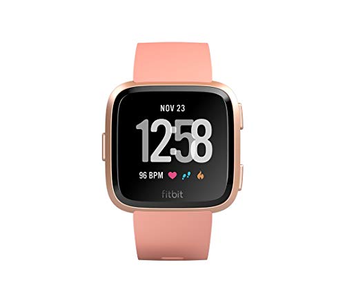 Fitbit Versa Health and Fitness Smartwatch, OneSize (Peach) (Unisex)