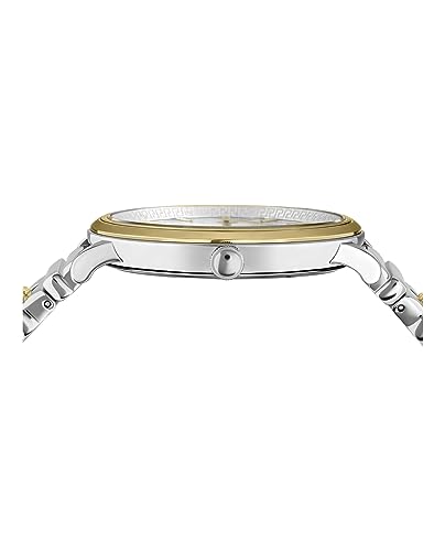 Versace V-Circle 38 mm Silver Dial Women Analog Watch- VE8104922