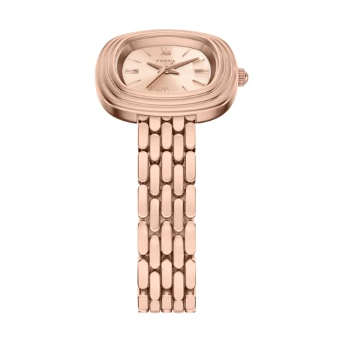 Fossil Genevive Rose Gold Quartz Stainless Steel Watch ES5507