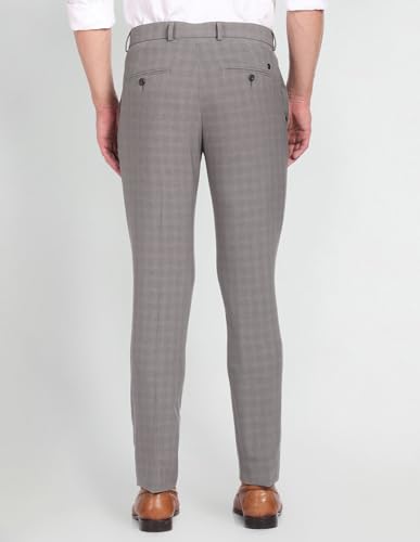 Arrow Mid Rise Dobby Trousers Light Brown