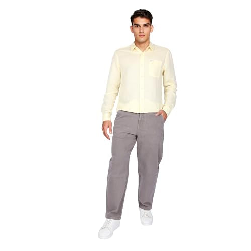 Wrangler Men Grey Loose Fit Low Rise Jeans