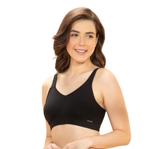 Amante Bras Non Padded Non Wired Minimiser Bras BRA107201C129338DD Black