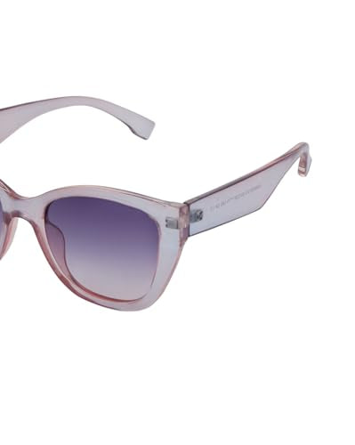 Carlton London Transparent with Pink Toned with Blue Polarised Lens Oversized Sunglass for women
