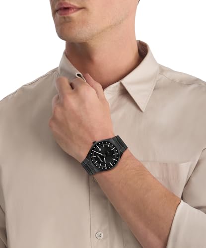 Calvin Klein Distinguish Qtz Multifunction Black Round Dial Men's Watch|Stainless Steel Material|Multi Color Band - 25200490