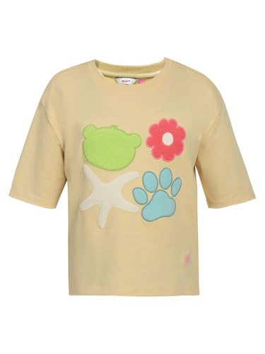 VERO MODA Girl Regular Fit Yellow Tshirt