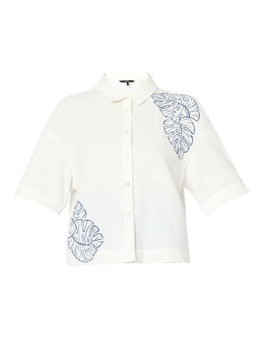 VERO MODA Women's Regular Fit Shirt (Cloud Dancer)
