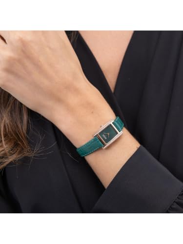 Boss Lucy Precious Qtz Basic Mini Green Rectangle Dial Women's Watch- 1502814