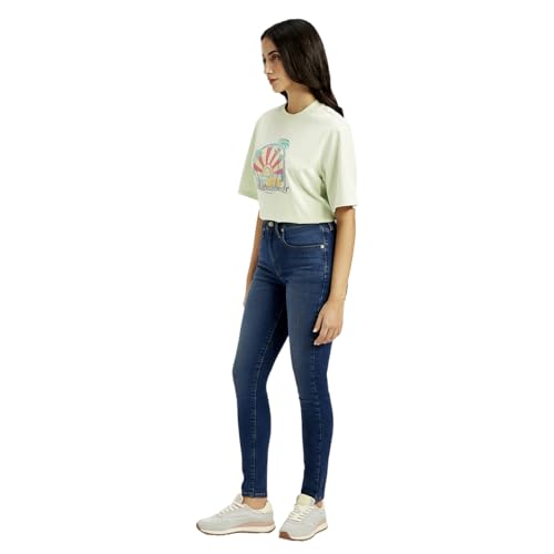 Levi's Women's High Rise 721 Skinny Dark-Blue Jeans