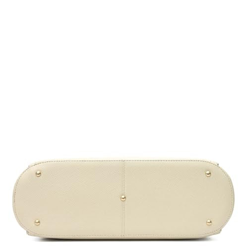 Da Milano Leather White Shoulder Bag for Women