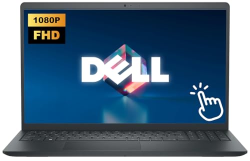 Dell Touchscreen 15.6" Business Laptop Computer, 16GB RAM 512GB Storage (256GB SSD+256GB Docking Station Set), AMD Ryzen 7 7730U (8-Core), FHD Display, Windows 11 Home, Black