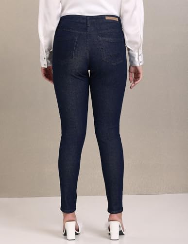 U.S. POLO ASSN. Women's Skinny Jeans (Uwaw22Jn032- Mid Blue_30)
