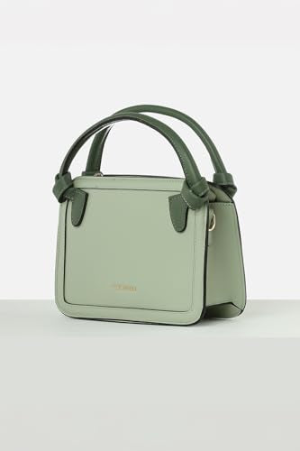 Van Heusen Women's Satchel Bag |Pastel Shade|Mint| Crossbody Detachable Strap