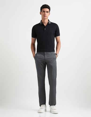 Arrow Sport Men's Textured Satin Trousers