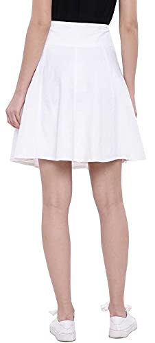 US Polo Association Cotton Blend Skirt White