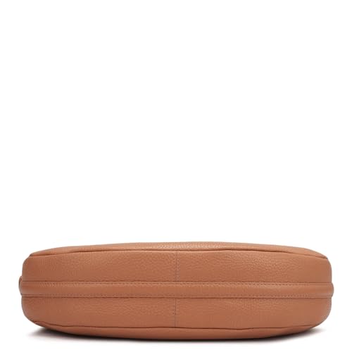 Da Milano Women's Leather Shoulder Bag - Orange