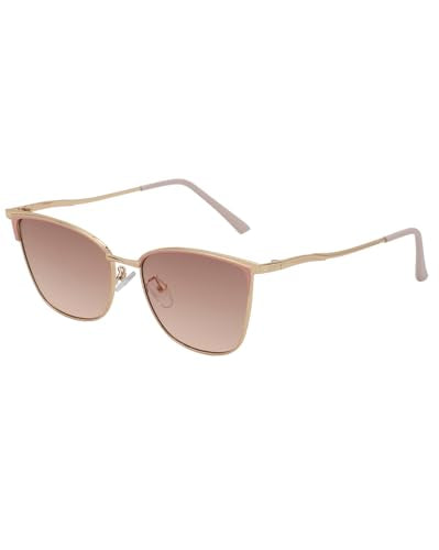 Carlton London Gold & Pink Toned with UV Protected Lens Cateye Sunglass for women