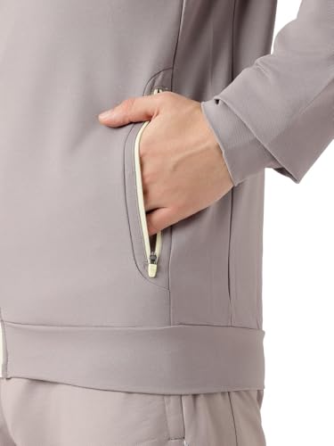 ASICS Mens Rainstorm Grey CONTRAST DETAIL RAGLAN JACKET - XL (2031F428.020)