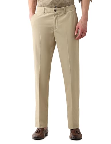 Arrow New York Men's Regular Pants (ANAJTR2255_Beige