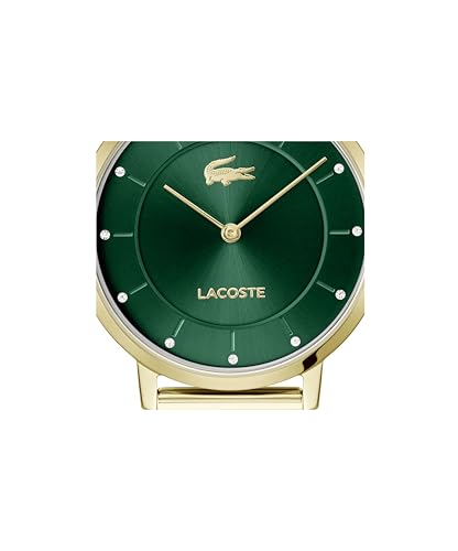 Lacoste Crocorigin Qtz Basic Slim Green Round Dial Women's Watch- 2001475