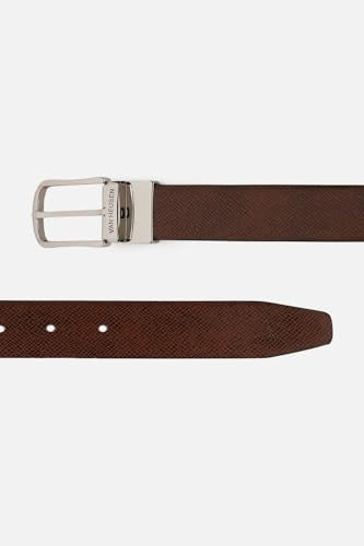 Men Brown Textured Formal Belt