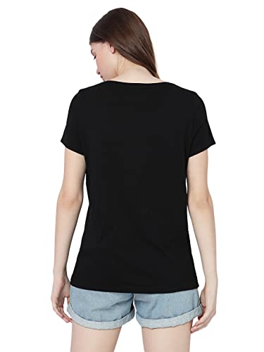VERO MODA Regular T-Shirt (142321401_Jet Black_L)