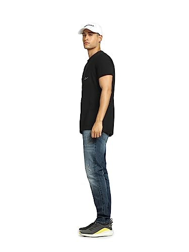 Jack & Jones Men's Cotton Blend Slim Fit Blue Jeans_32