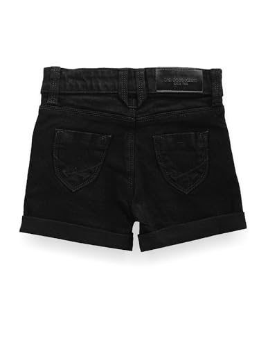 U.S. POLO ASSN. Kids Regular fit Girls Cotton Shorts (UGSRT0082_Black_10-11Y)