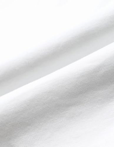 U.S.POLO ASSN. Mens White Logo Crew Neck Half Sleeve Casual Cotton Blend Fitted T-Shirts (USTSH2095_White_2XL)