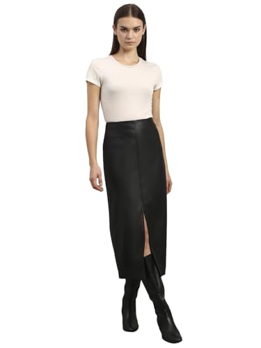 VERO MODA Women's Below Knee Skirt Black