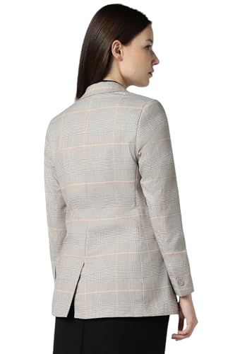 Van Heusen Women's Blazer (VWBZCRGBL98452_Grey_XL