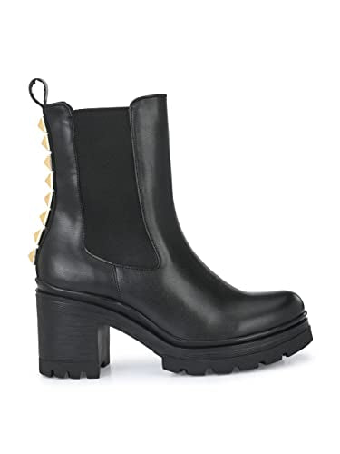 Delize Womens Black Chelsea Ankle Boots 382-40