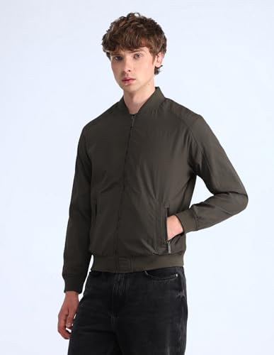 Solid Regular Fit Jacket