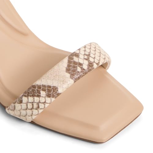 Aldo AURORAI Brown Ladies Block Heel Sandals