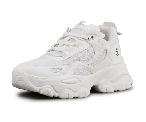 LOUIS STITCH White Sneakers for Women | Comfortable Sneakers | LSLD-SNK-01-WH | UK-4