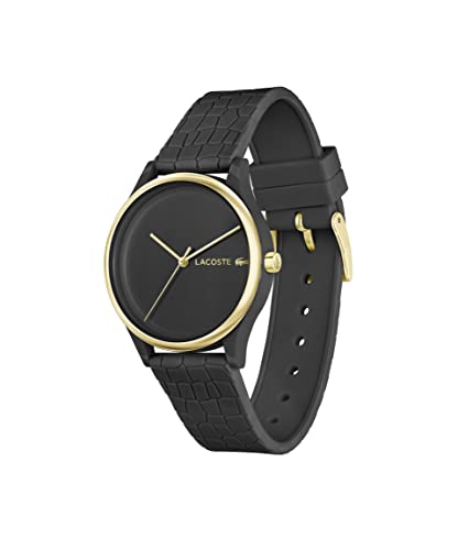 Lacoste Crocodelle Women's Quartz Watch, Black, Modern