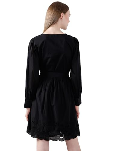 VERO MODA Women Fit and Flare Black Dress